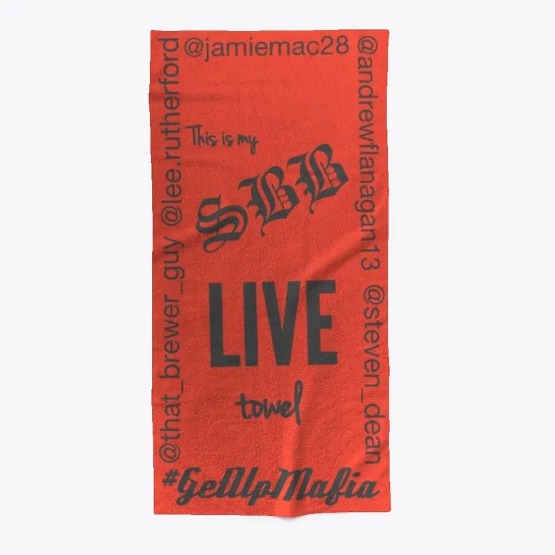 SBB LIVE Towel!!! 